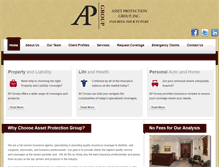 Tablet Screenshot of apgroupinc.com